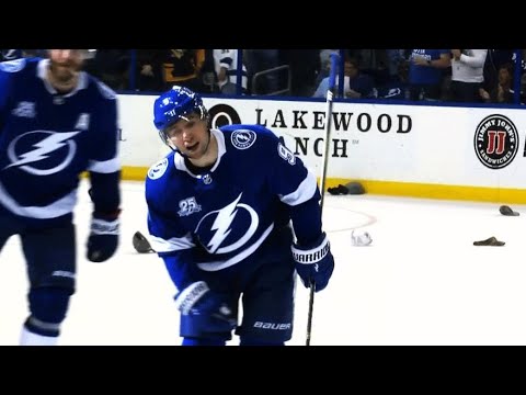 Video: Tyler Johnson scores hat trick for Lightning against Hurricanes