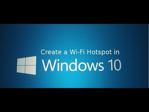 how to create wifi hotspot