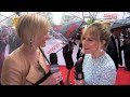 the girl actress sienna miller talks to jenni falconer on the red carpet at the arqiva british academy television awards in 2013. more television awards feat...
