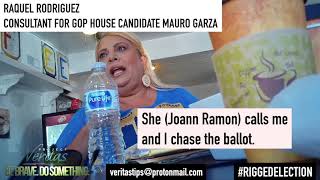 James O'Keefe CONFRONTS Joann Ramon over alleged connection to 'Ballot Chaser' Raquel Rodriguez