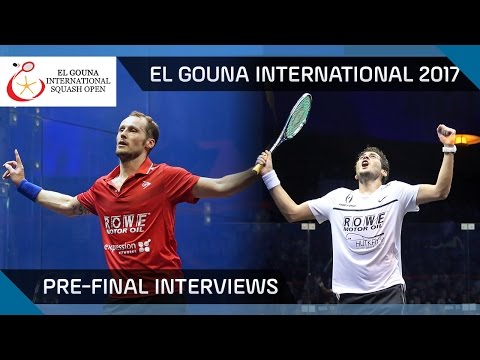Squash: Pre-Final Interviews - El Gouna International 2017