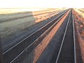 Empire Builder westbound - V Late Aftrn Racing Shadow 2008-11-27 Empire Builder westbound - V Late Aftrn Racing Shadow 2008-11-27