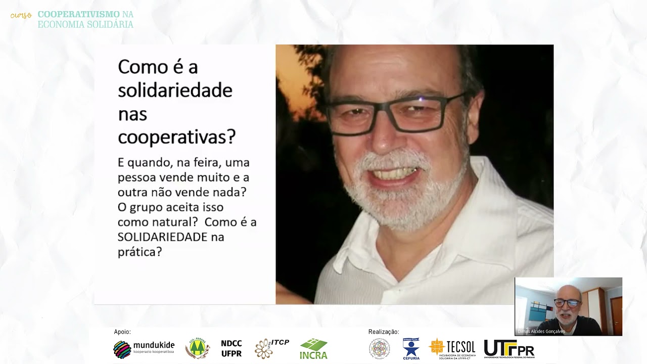 Encontro 10 - Curso de Cooperativismo na Ecosol - (19/07/2021)