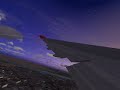 BOIENG 747 TAKEOFF FROM DUBAI IN DUSK