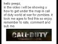 CoD WaW - New Nazi Zombie Under Map