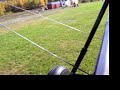 Biplane landing at Rhinebeck - cockpit view