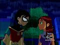 Starfire and Robin - The Real Kiss Starfire and Robin - The Real Kiss