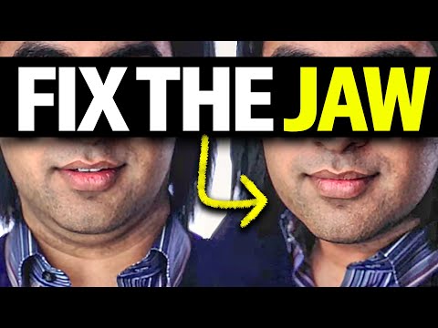 how to get more jaw definition