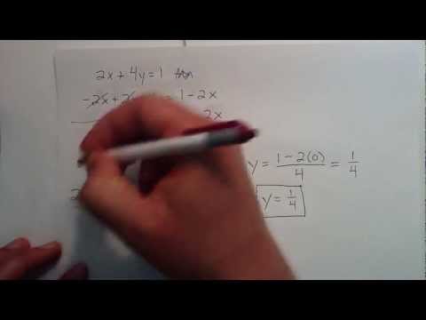 how to determine x and y axis