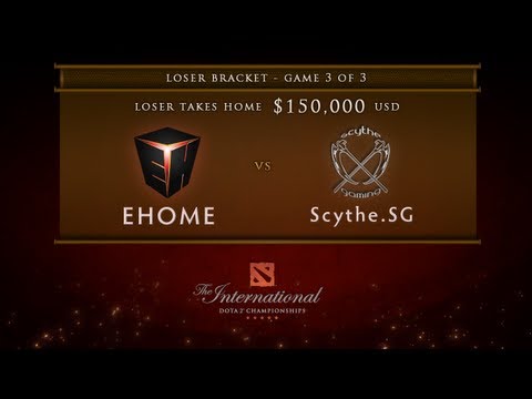 Scythe.SG - EHOME vs Scythe.SG The International Loser Bracket Finals Game 3 between EHOME and Scythe.SG. Go to Dota2.com for full Gamescom schedule and results.