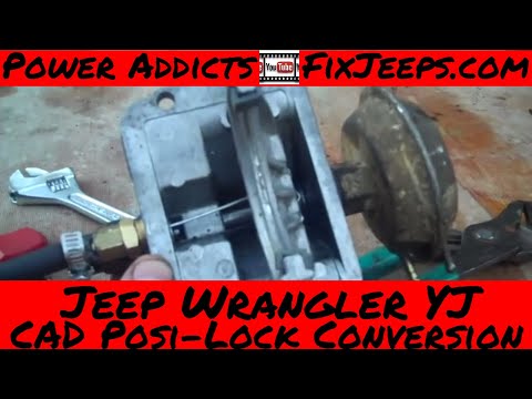 DIY Jeep Wrangler YJ Posi Lock diff conversion