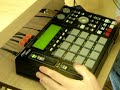 Playing some beats on AKAI MPC 1000