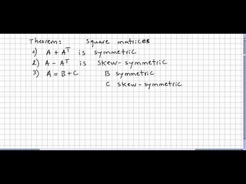 how to prove skew symmetric