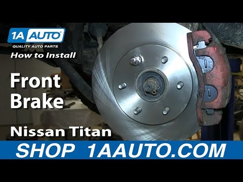 How To Install Do a Front Brake Job 2004-14 Nissan Titan and Armada