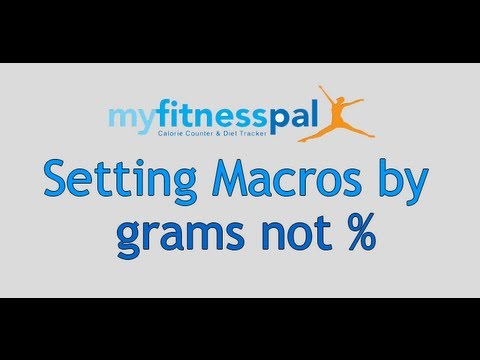 how to adjust macros on mfp