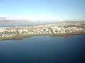 Inflight to Reykjavik airport, Iceland