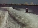 Ron Jon Knee Boarding Behind A 225 Horse Power Yamaha