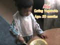 20 Months Old Nihan Eating Vegetable Himself
