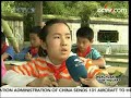 CCTV-9: Students of Dujiangyan study in tent