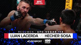 Hecher Sosa debuta a lo grande en la UFC