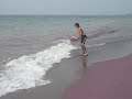 skimboarding lesson 3 (360 spin no jump)