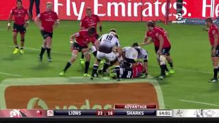 Lions v Sharks Rd.6 Super Rugby Video Highlights 2017
