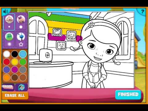 Игры раскраски доктор плюшева Игры раскраски доктор плюшева
