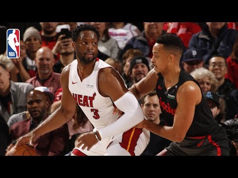 Video: Full Game Recap: Heat vs Trail Blazers | Dwyane Wade Shines In Portland