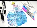 Cinderella coloring page Disney princess coloring book for kids