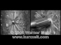 1 million fps Slow Motion video of bullet impacts made by Werner Mehl from Kurzzeit