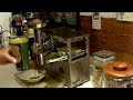A quick, very basic demonstration of juicing with a Norwalk using bags. I show the whole process less the wipe off of the machine itself and the rinsing of a couple dishes I used. Literally it only added a minute to the process. I usually add wheat grass to the juice and grind it in with the other veggies at breakfast. You can combine any fruits and or veggies you like to make a juice. It is fun to experiment with different combinations and ratios. The Kale, Carrot, Apple is my staple go to juice. The benefits of fresh cold pressed juice are many, no heat, no oxidation which destroys nutrients and enzymes. There is also no pasteurization which also destroys nutrients as in store bought products. Therefore fresh juice floods you're body with nutrients and enzymes typically not available. The Norwalk allegedly gets a higher yield from veggies processed, but I have no direct experience to compare other than the remainder after pressing has very little moisture. The taste of fresh juice is also out of this world. You can juice ahead and store in mason jars if you like, but I tend to juice fresh and juice everything. For example if you were to juice ahead they recommend peeling the carrots, I don't bother since it is not being stored and there is no fear of contamination, I also like the time savings and additional nutrients by using the whole plant.. The Norwalk units are very solid, well built, and heavy. I worked in a commercial kitchen and the Norwalk machine and the <b>...</b>