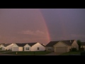 Rainbow after Storm in West Lafayette Indiana on August 19, 2009