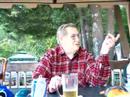 Ernie shares a funny spider story with me at his lake home on Lake Mishnock in Rhode Island.  Always an interesting story!