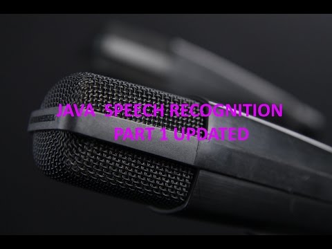 Java Speech Recognition