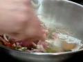 Chef Kirt  cooking a Pork Collar Saute at the Wynn Casino Macau China