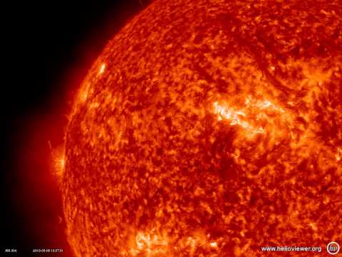 AIA 304 (2013-05-07 07:43:31 - 2013-05-09 06:42:43 UTC)