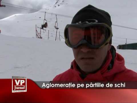 Aglomeraţie pe pârtiile de schi