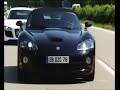 997 GT3 RS vs SRT10 vs R8 chase over 300 on german Autobahn