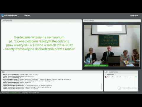 Ocena poziomu rzeczywistej ochrony praw wierzycieli w Polsce w latach 2004-2012 – koszty transakcyjne dochodzenie praw z umów, cz. 2 Ocena poziomu rzeczywistej ochrony praw wierzycieli w Polsce w latach 2004-2012 – koszty transakcyjne dochodzenie praw z umów, cz. 2