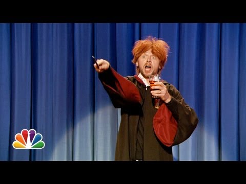 ron - Drunk Ron Weasley (played by Simon Pegg) visits Jimmy Fallon to wish Harry Potter a happy birthday. Subscribe NOW to The Tonight Show Starring Jimmy Fallon: ...