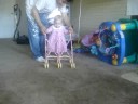 Miss Kaila-Rose so happy to have her independance