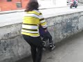 Juliana Chamorro Patinaje con mi Tita Doris