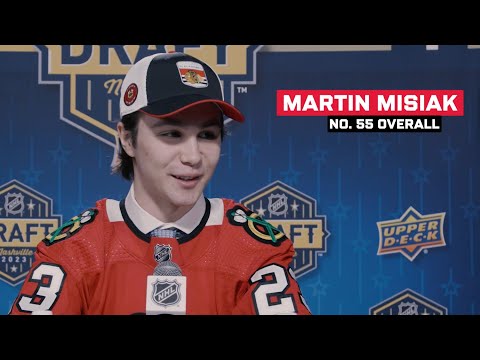 Martin Misiak's first interview as a Blackhawk | Chicago Blackhawks