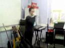 kid cant sing. hes trying to sing all in this together