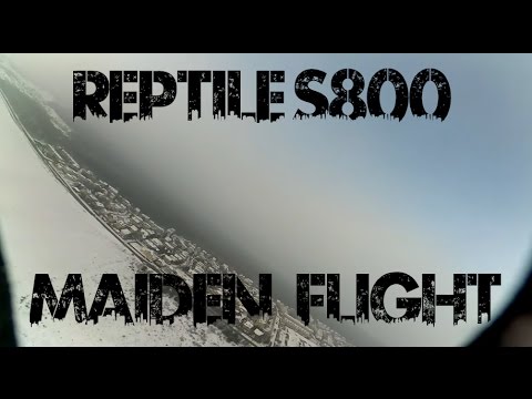Maiden flight - S800 from Banggood. First time ever piloting a wing :)