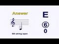 Guitar - Quiz on Bass String Notes (4th, 5th & 6th strings)
