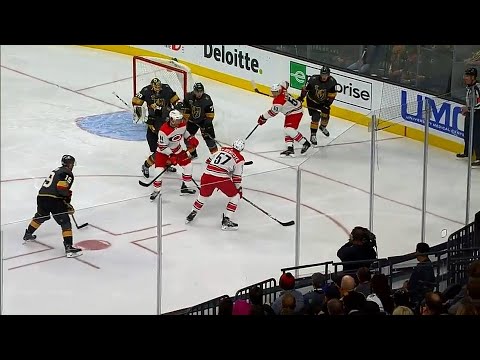 Video: Hurricanes' van Riemsdyk scores on Golden knights' Fleury through plenty of traffic