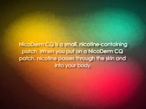 how to use nicoderm cq patch
