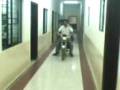 inam & irfan drive bike in college.3gp