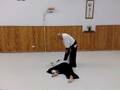 Aikido, el arte de la Paz, Eduardo Campero recibiendo tecnica de Shihan Katsutoshi Kurata Sensei